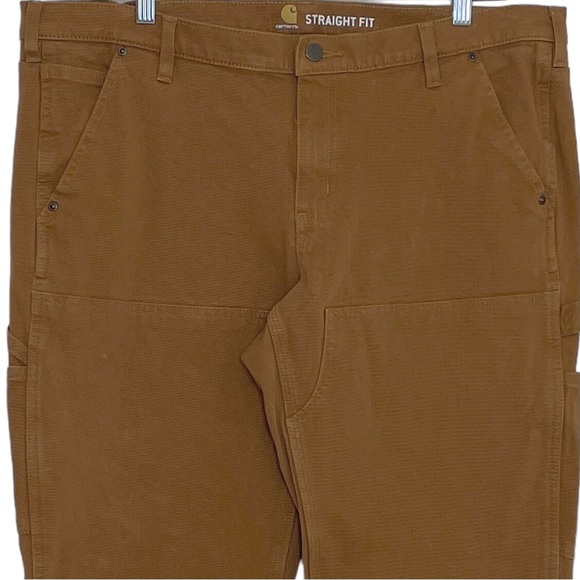 Carhartt Rugged Flex Relaxed Fit Twill Double-Front Pant Carhartt Brown 18 Tall - Picture 5 of 9
